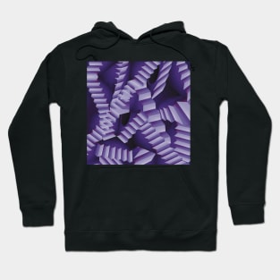 Liminal Stairs Purple Hoodie